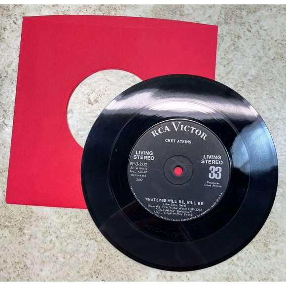 Chet Atkins Jukebox Compact 33 Country Hot Mocking Bird / Whatever Will Be - Picture 5 of 6